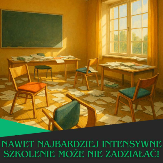 Większość szkoleń kończy się flipchartem pełnym notatek i… brakiem wdrożenia. Dowiedz się, dlaczego tak się dzieje, jak zaplanować szkolenie z realnym celem biznesowym i co zrobić, by wiedza faktycznie przełożyła się na wyniki.